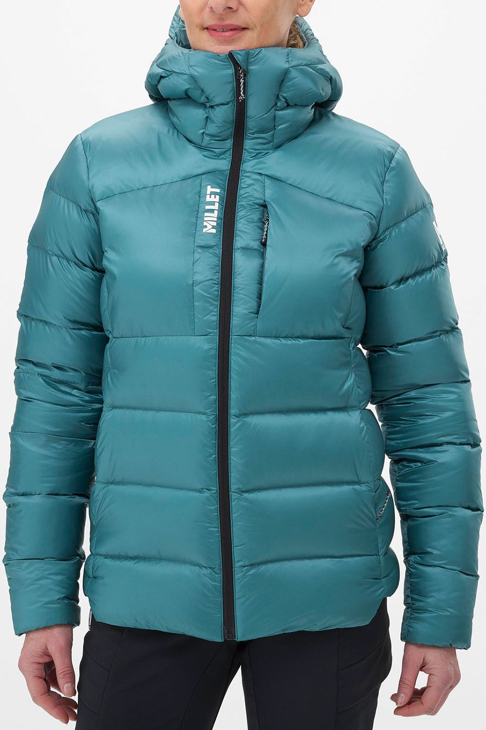 ミレー MILLET アウトドア KAMET PRO DOWN HOODIE W MIV10229 N9845 HYDRO