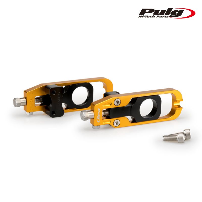 Puig 21190O CHAIN TENSIONER GOLD YAMAHA MT-09 21-25 プーチ チェーン テンショナー