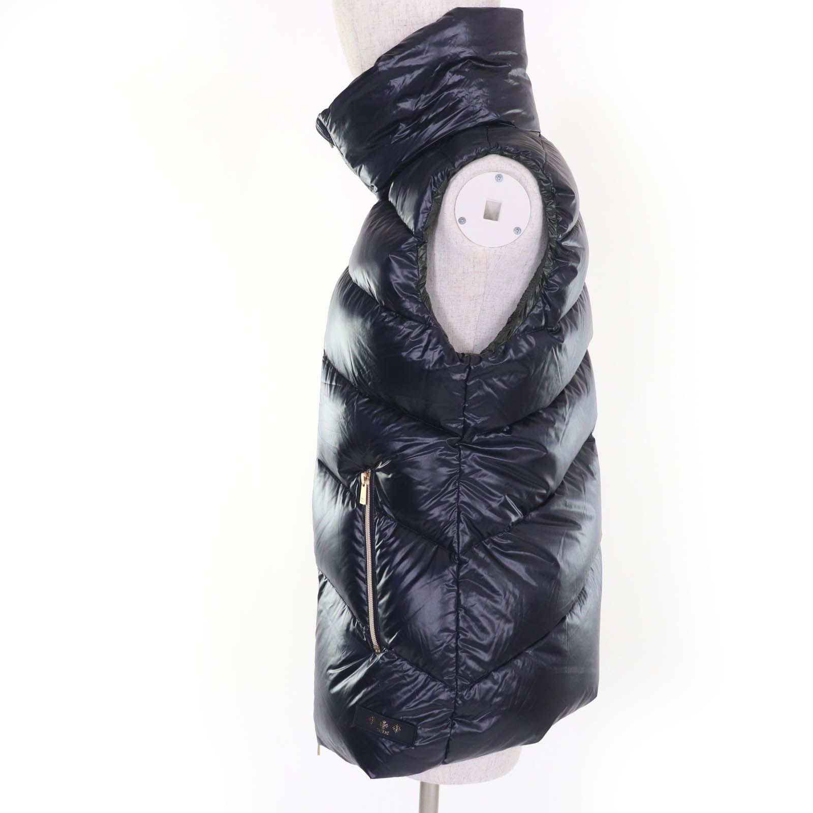 TATRAS タトラス LTLA23A4260 INOKE ファンネルネック ZIP UP ダウンベスト ネイビー 02 レディース