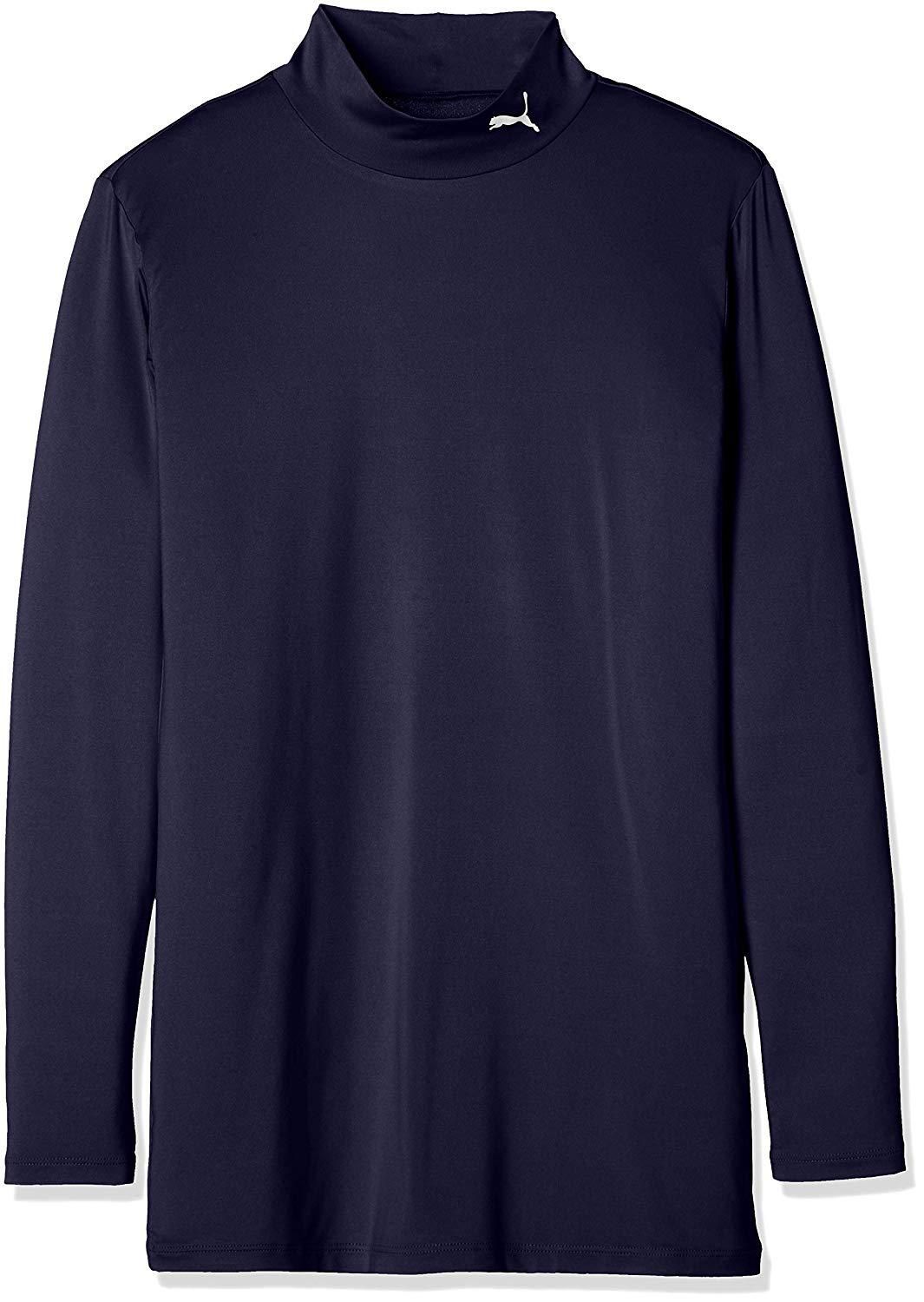【新品・5営業日で発送】PUMA プーマ プーマ　コンプレッション　ジュニア　モックネック　ＬＳ　品番：６５６３３２　カラー：ＰＥＡＣＯＡＴ－ＰＵＭＡ（０６）...