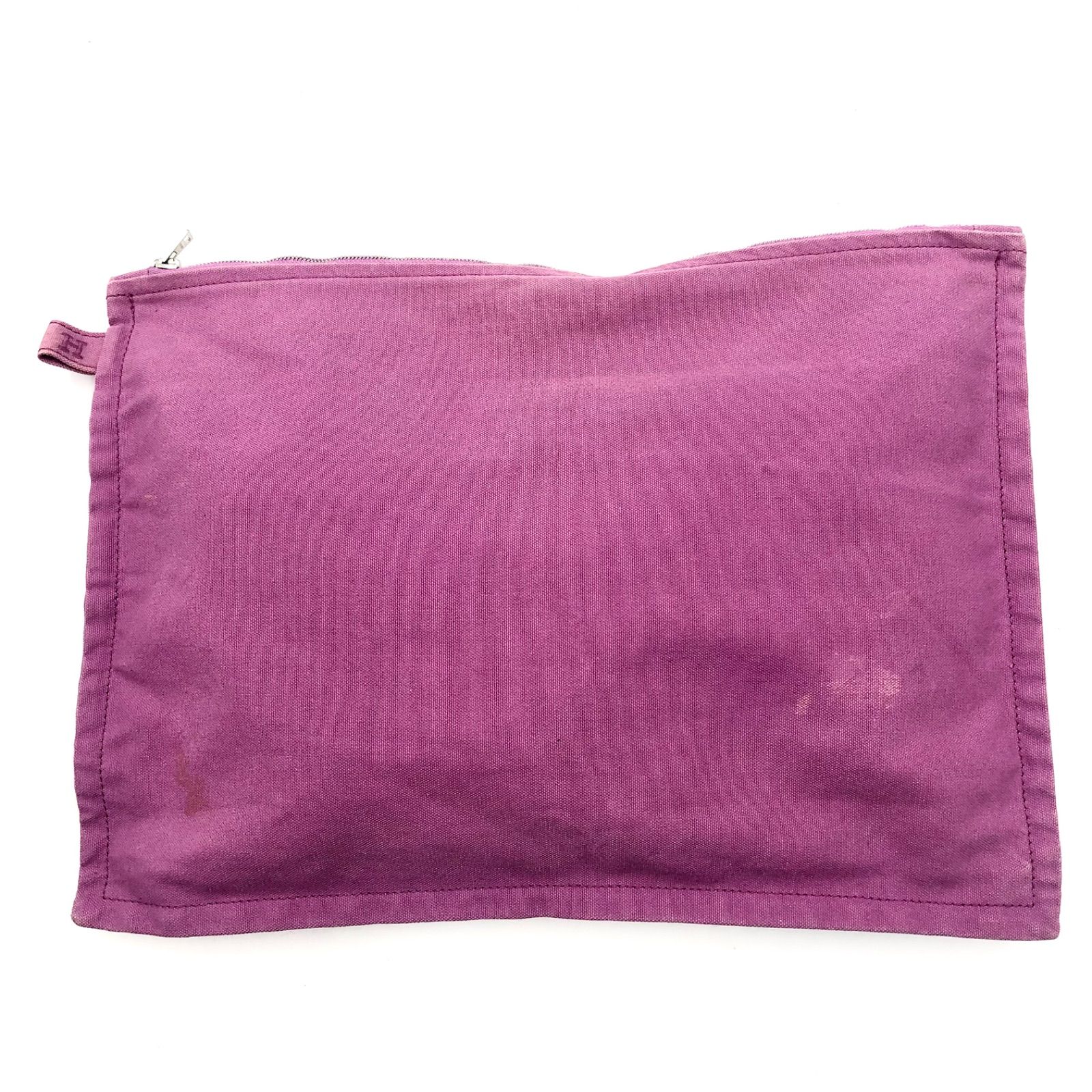 HERMES エルメス ポーチ キャンバス ピンク フランス製 HERMES
