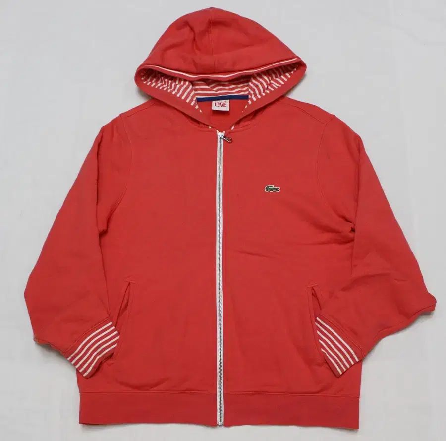 【雷市場（ポンジャン）商品韓国直送】 LACOSTE(ラコステ) メンズ 105 厚手 フード付き ジップアップパーカー ジャケット/ H02