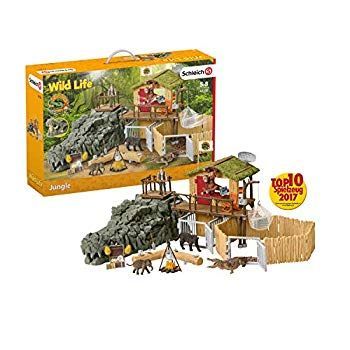 新品未開封　シュライヒ　ワイルドライフ　研究所　42350 Amazon.co.jp: シュライヒ ワイルドライフ CROCOジャングル研究