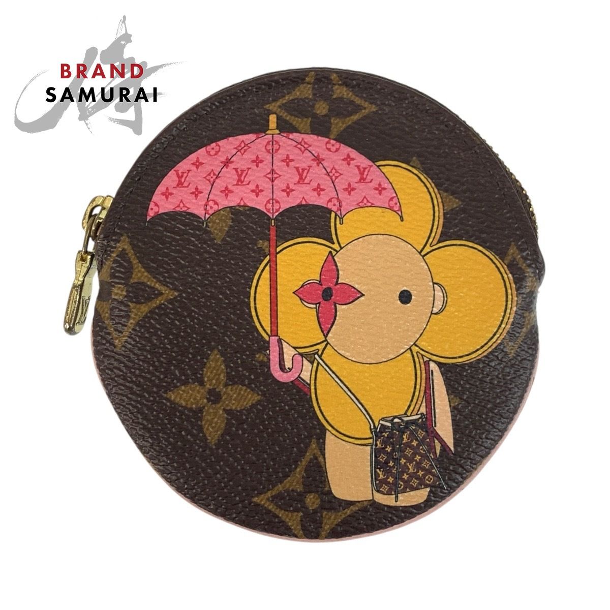 LOUIS VUITTON ルイヴィトン モノグラム ポルトモネ ロン ヴィヴィエンヌ ブラウン M69057 コインケース 小銭入れ レディース 503576