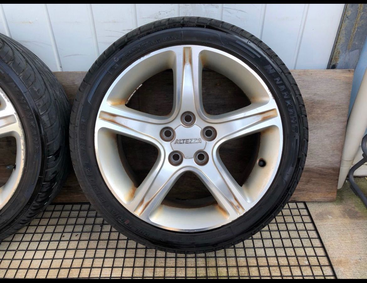 トヨタ アルテッツァ 純正 215/45R17 7J+50 5穴 PCD114.3 17インチ
