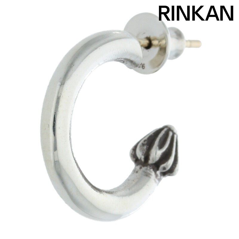 CH (クロムハーツ) HOOP PLAIN プレーン フープピアス シルバー クロムハーツ HOOP PLAIN/プレーンフープ シルバーピアス メンズ
