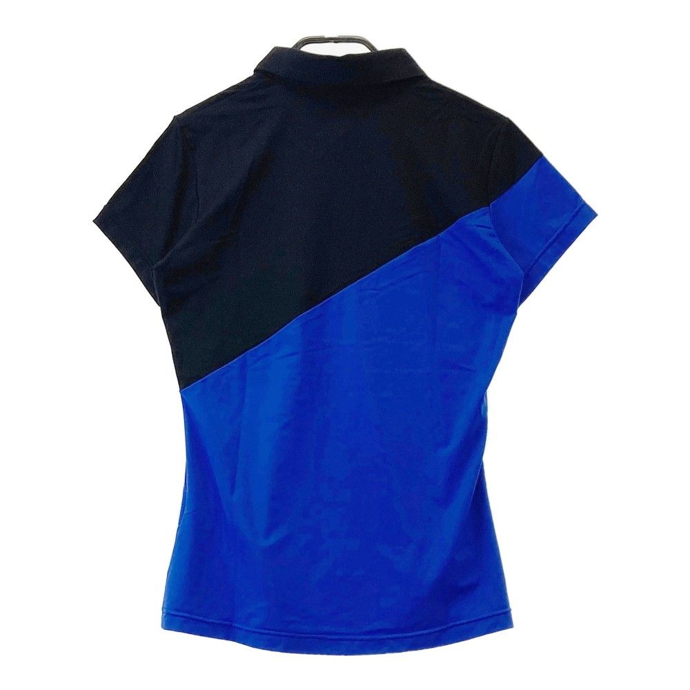 descente ネイビー ポロシャツ 半袖　ゴルフ　ウェア 新品】デサントゴルフ 半袖ポロシャツ ネイビー×白 日本代表