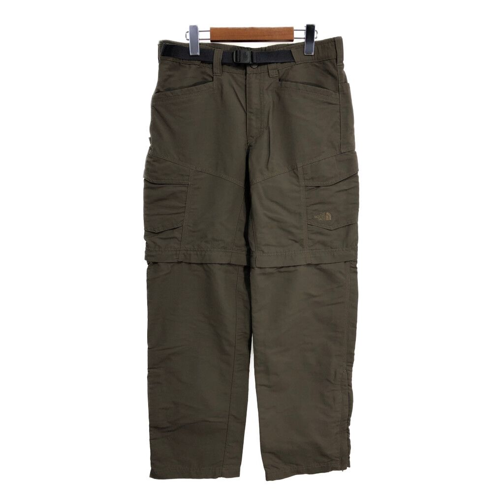THE NORTH FACE ノースフェイス デタッチャブル カーゴパンツ アウトドア ブラウン (メンズ S) 中古 古着 S6283