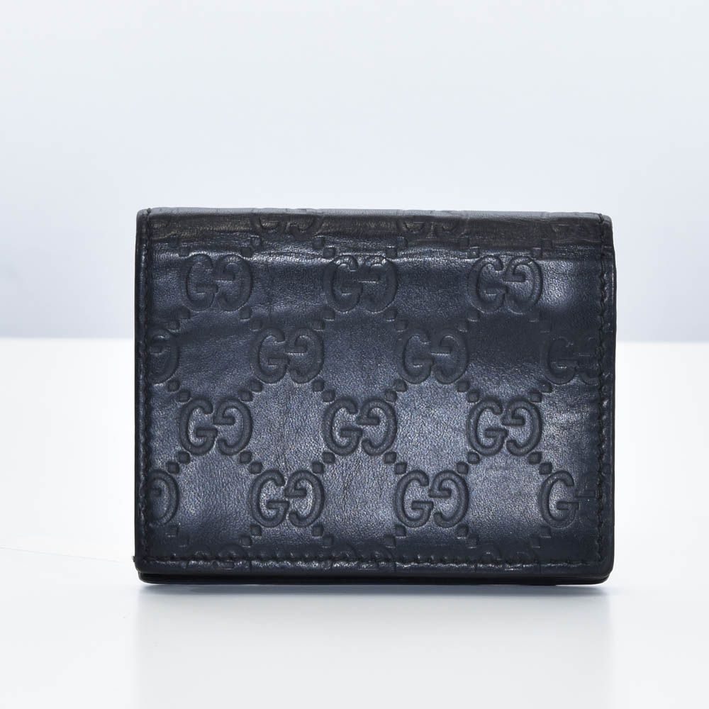 中古USED GUCCI メンズ 財布 ２つ折り シマレザー ロゴ 29989 中古USED GUCCI メンズ 財布 2つ折り シマレザー ロゴ 29989