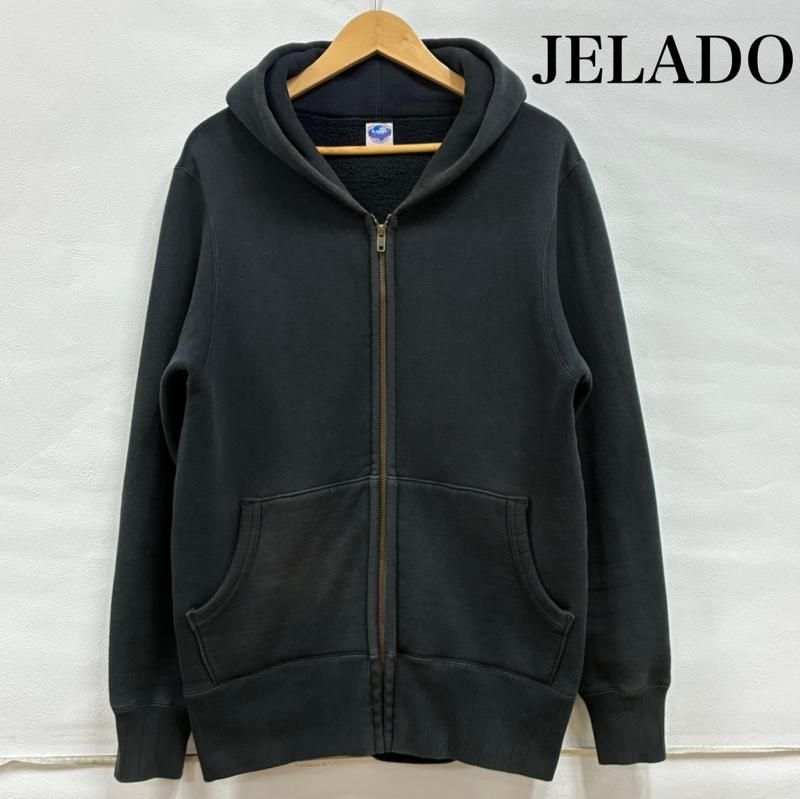 JELADO ジップパーカー　スウェット JELADO」 ジェラード アスレチックブランド 吊裏毛スウェット