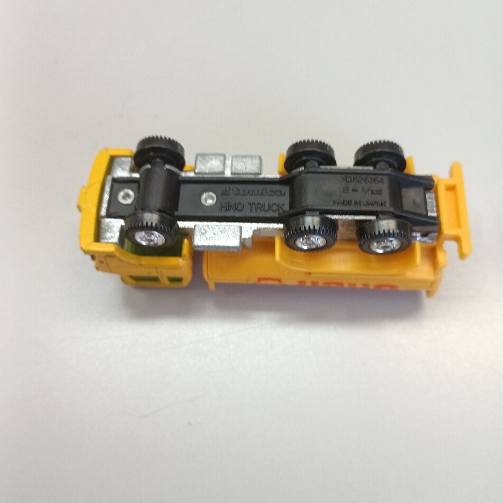 トミカ 日野タンクローリー NO.54 shell 緑窓 黒箱 - メルカリ