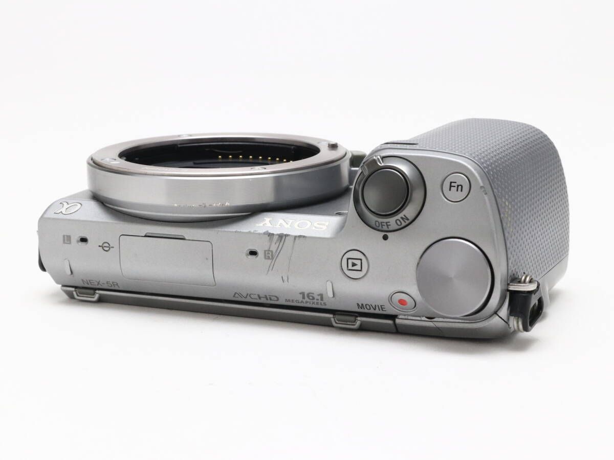 C (実用品) SONY ソニー α NEX-5R ボディ シルバー 初期不良返品