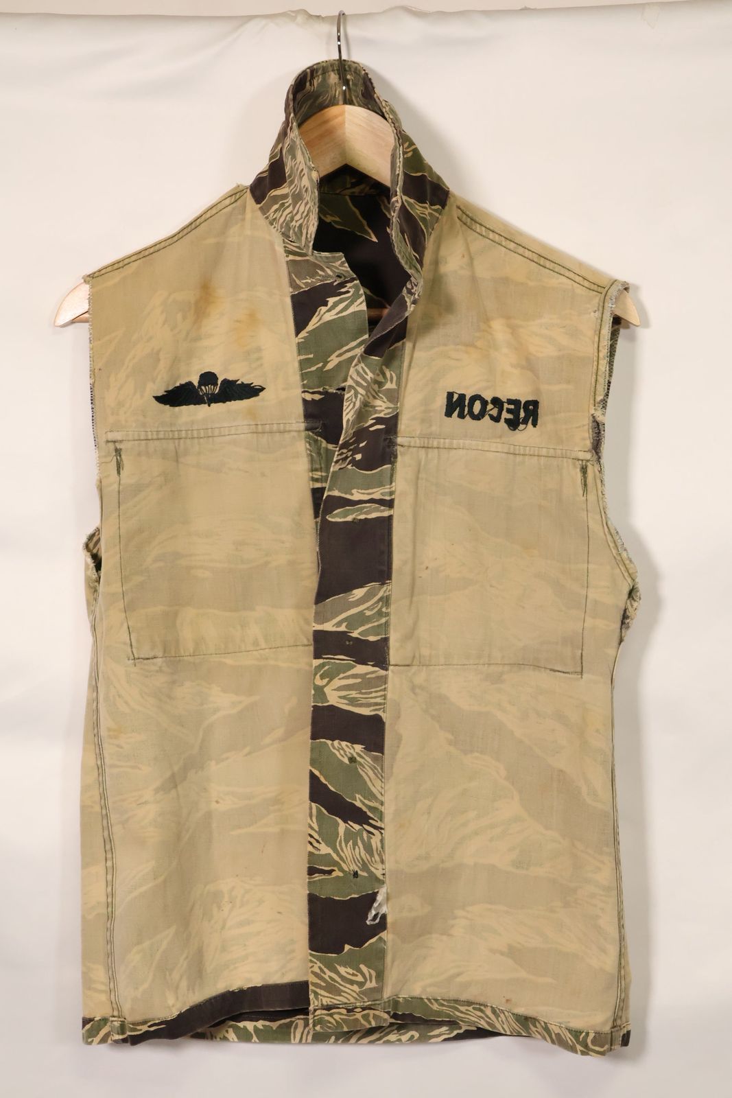 1960年代 USカット 沖縄タイガー タイガーストライプ シャツ改造