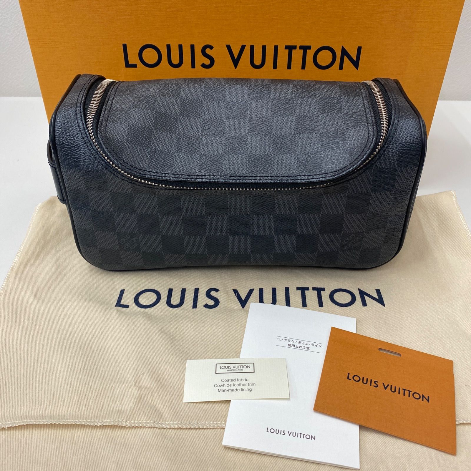 美品】LOUIS VUITTON ルイヴィトン ダミエグラフイット トワレポーチ トラベルポーチクラッチバッグ N47625 - メルカリ