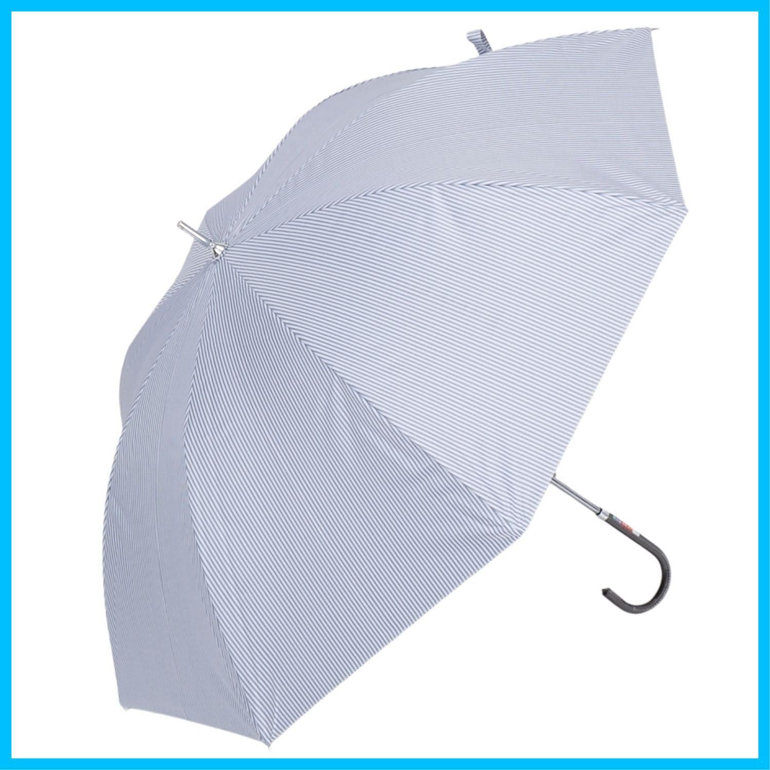 超軽量 長傘 遮光率99 99 UVカット99 日傘 遮熱効果 1級遮光 ストライプ 22 222 91871 00 ムーンバット ベージュ