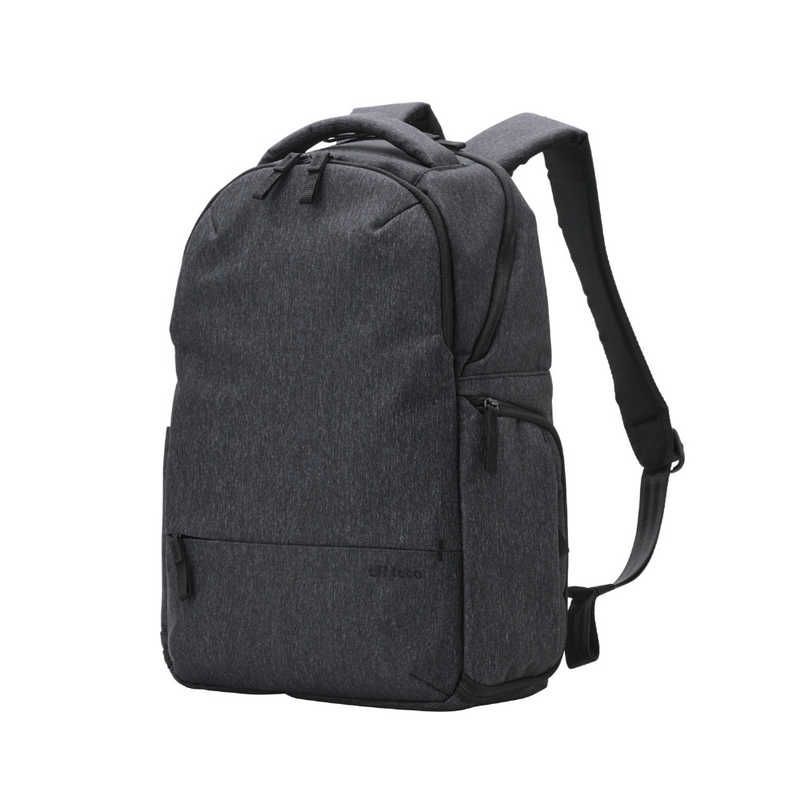 未開梱 エレコム ELECOM リュック バックパック 17L 撥水加工 14インチノートPC A4サイズ 収納可 リュックサック off toco ブラック BMOFBPM01BK