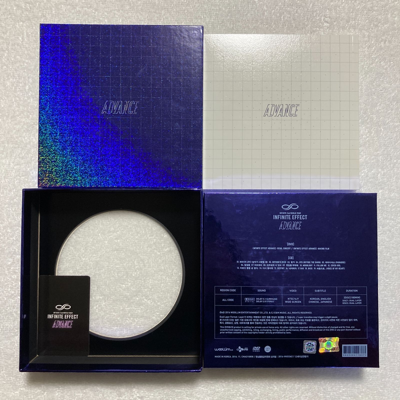 DVD】【CD】Infinite Effect Advance Live (2DVD+2CD+フォト