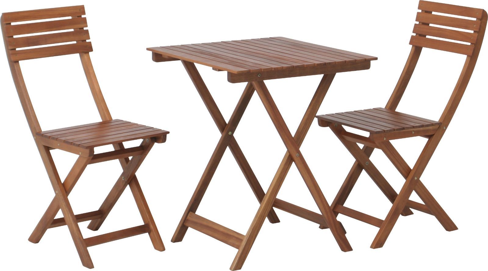 数量限定】3点セット チェア2脚 テーブル1台 屋外 ブラウン 79444 幅60