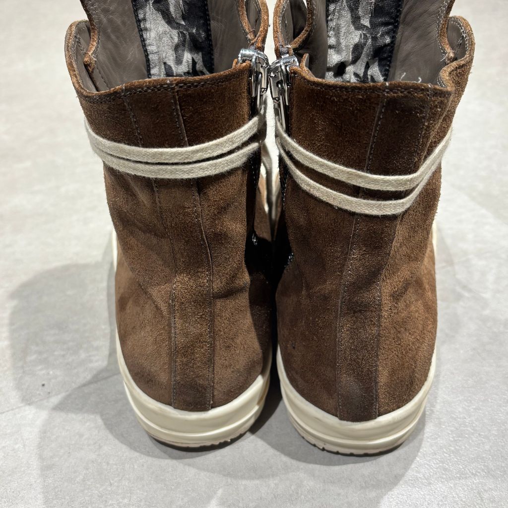 リックオウエンス ラモーンズ スウェード ブラウン リックオウエンス ラモーンズ スウェード ブラウン Rick Owens (リック