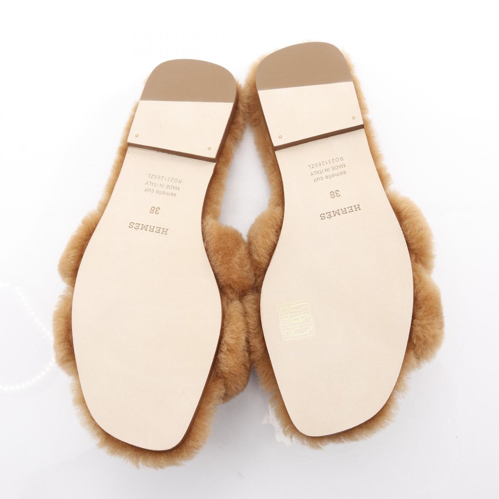 エルメス HERMES サンダル オラン ムートン サンダル レディース