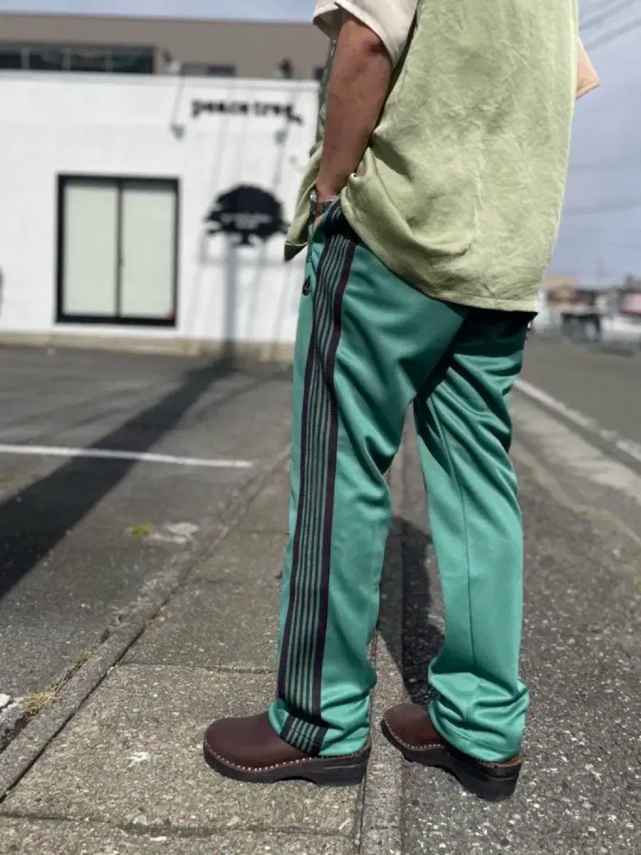 needles トラックパンツ ティールグリーン needles トラックパンツ