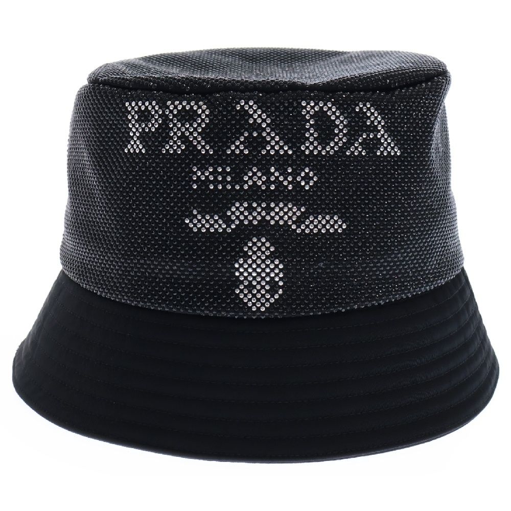 PRADA ブラック Lサイズ　バケットハット　確実正規品　2HC137 プラダ 楽天市場】プラダ 帽子 バケットハット XL 綿100% 黒 2HC137