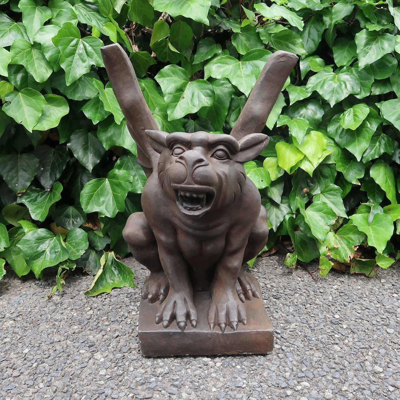 ガーゴイル　置物　オーナメント ガーゴイル オーナメント 置物(2点セット/11666) : 花苗園芸店