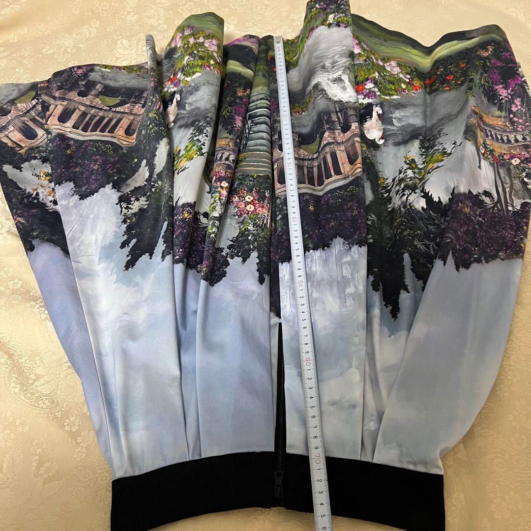 希少　美品　アリスアンドオリビア　絵画スカート スワンスカート サイズ0 希少 美品 アリスアンドオリビア 絵画スカート スワンスカート サイズ