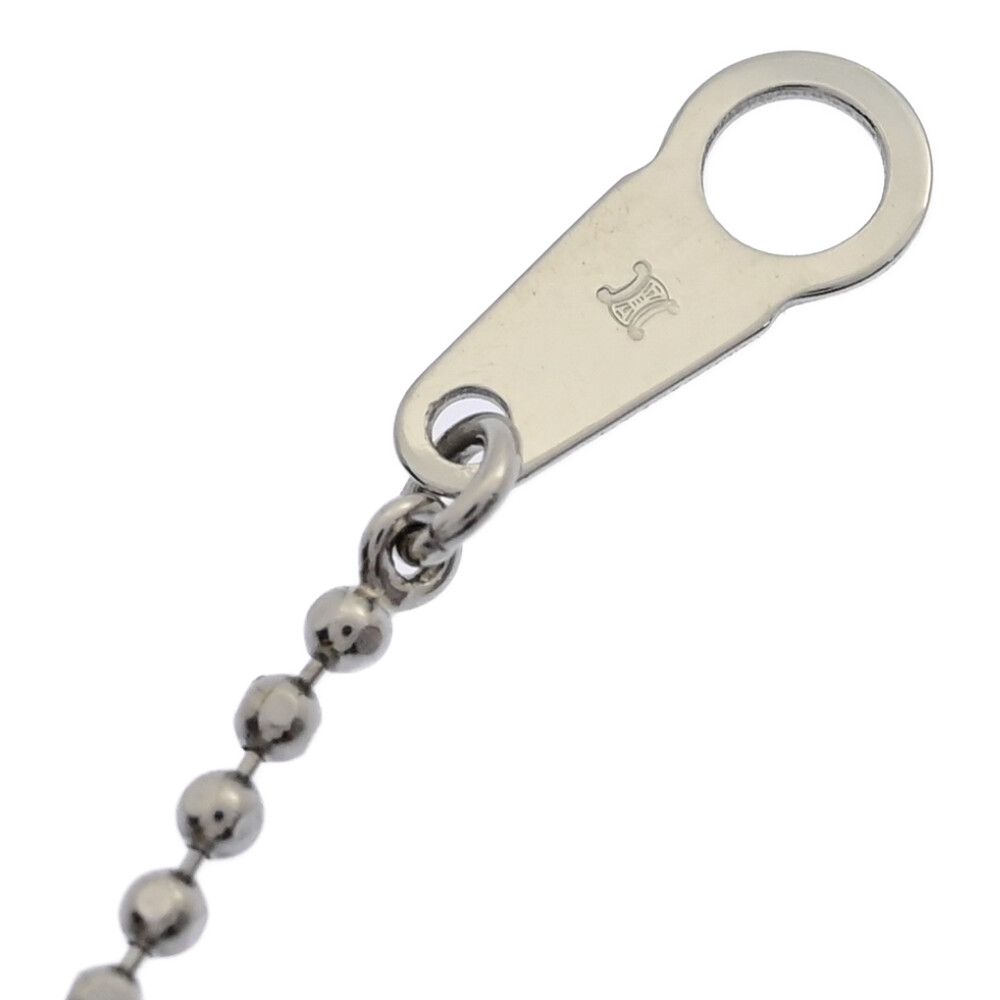 0.1ct/FD:0.02ct/CELINE セリーヌ Cロゴ ダイヤモンドネックレス