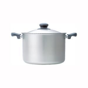 2営業日で発送 柳宗理 ステンレス アルミ三層鋼両手深型鍋22cm つや消し