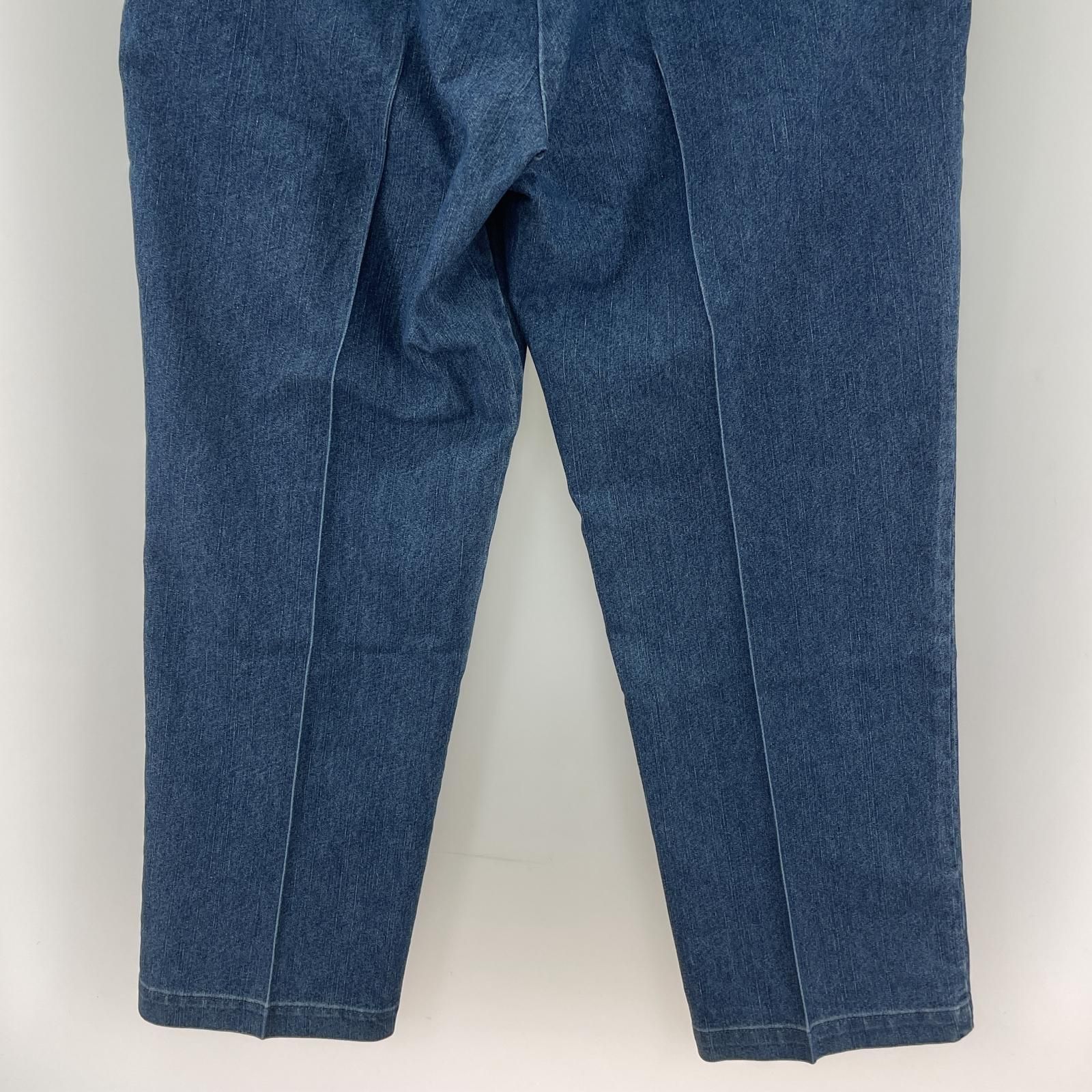 【haggar デニム　メキシコ製　青　ブルー　色あせ　古着　ワークパンツ】 haggar デニム メキシコ製 青 ブルー 色あせ 古着 ワークパンツ