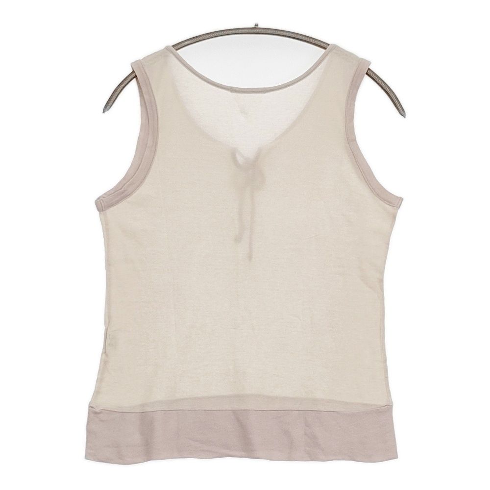 mina perhonen creme Ls8676 サイズ1 リボン タンクトップ