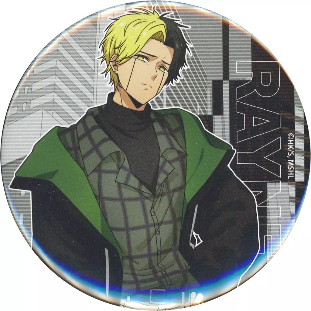 中古】バッジ・ビンズ レイン・エイムズ BIG缶バッジ 「わくドキくじ