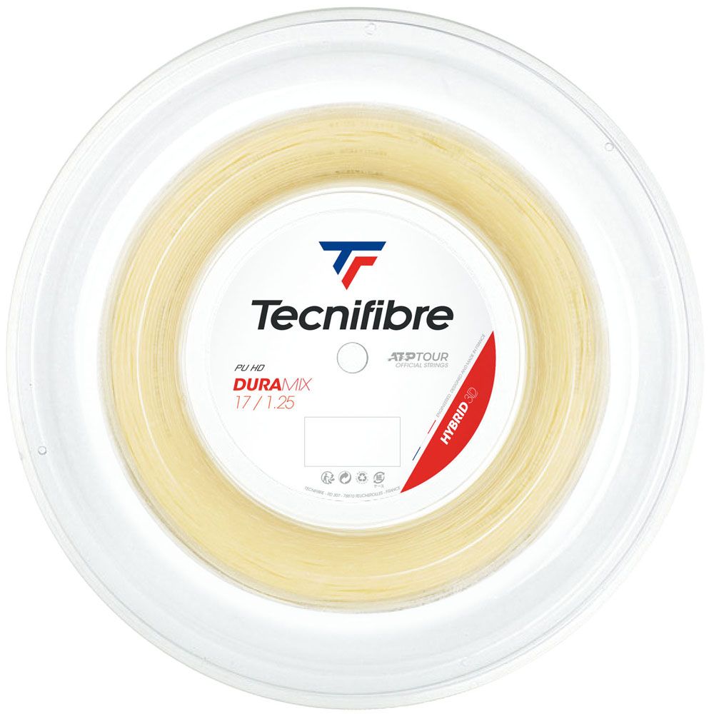 テクニファイバー Tecnifibre テニス BOB200MDURAMIXHD1.25 ナチュラル 硬式テニス ストリング ガット 部活 クラブ サークル メンテナンス ラケット 練習 試合 大会 自主練 02RDU125XN ナチュラル