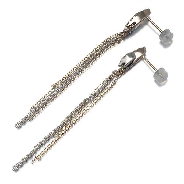 カシケイ ネイキッドピアス BNA011 K18BG/Pt900 カシケイ ブラウンダイヤモンドフェア「ピアスがほしい」 | 群馬