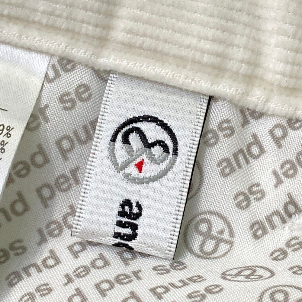 サイズ：M AND PER SE アンパスィ コーデュロイパンツ ホワイト