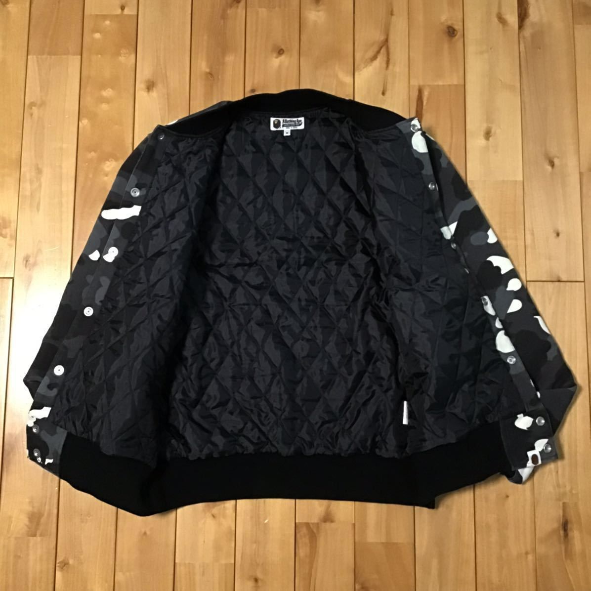 ☆蓄光☆ City camo スウェット スタジャン Mサイズ a bathing ape