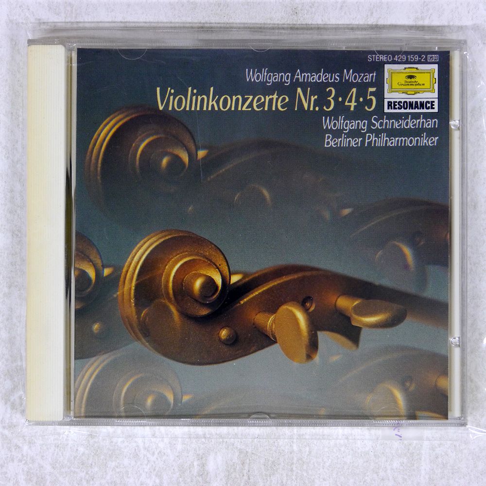 輸入盤 WOLFGANG SCHNEIDERHAN/VIOLINKONZERTE NR.3, 4, 5/DG