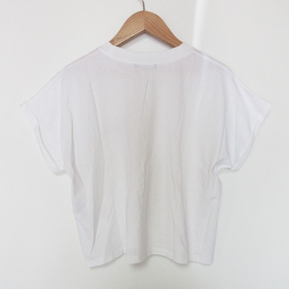 良品 BALMAIN バルマン 半袖 クロップドTシャツ サイズXS ホワイト  
