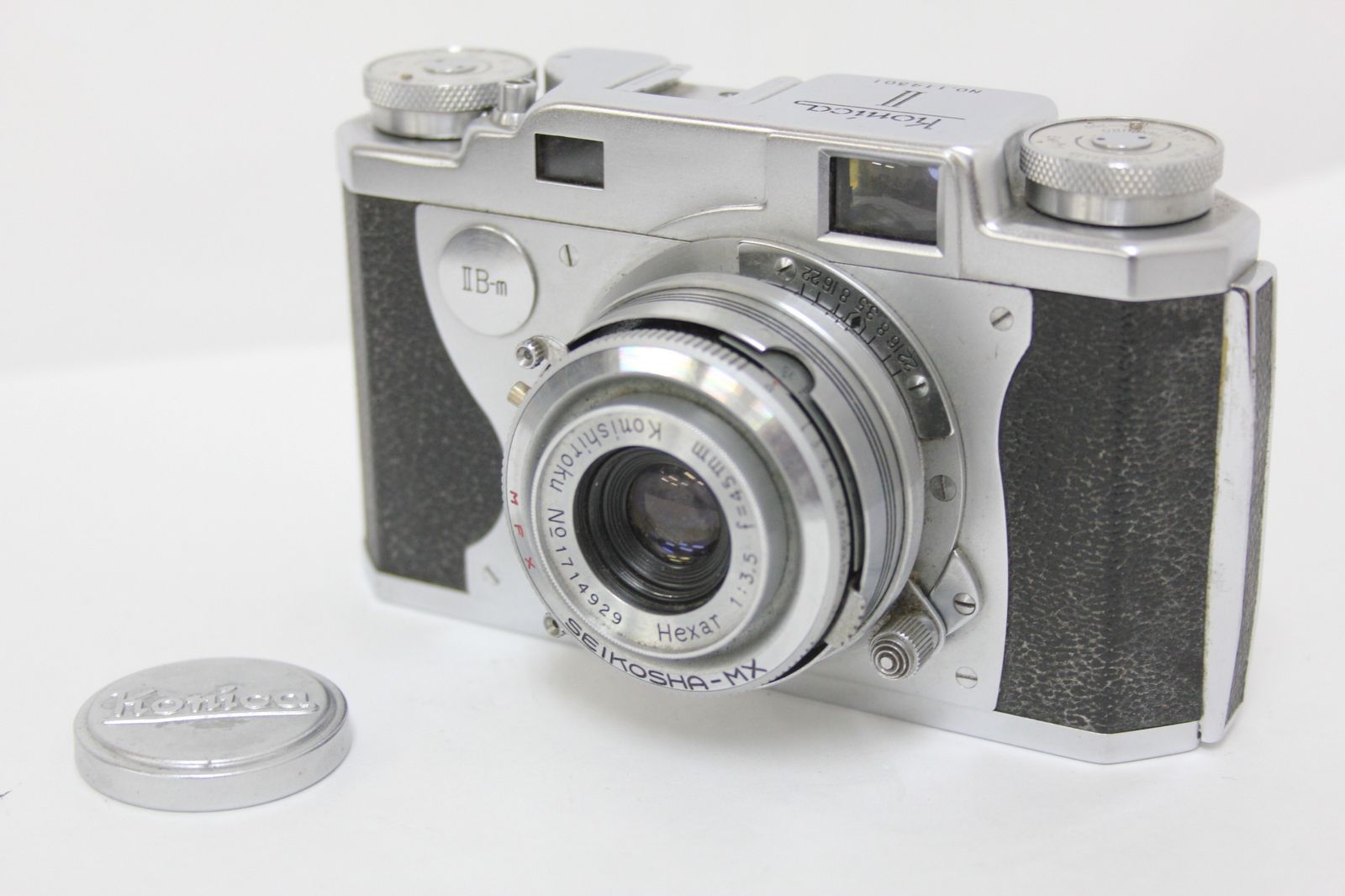 返品保証】 コニカ Konica II B-m Hexar 45mm F3.5 レンジ