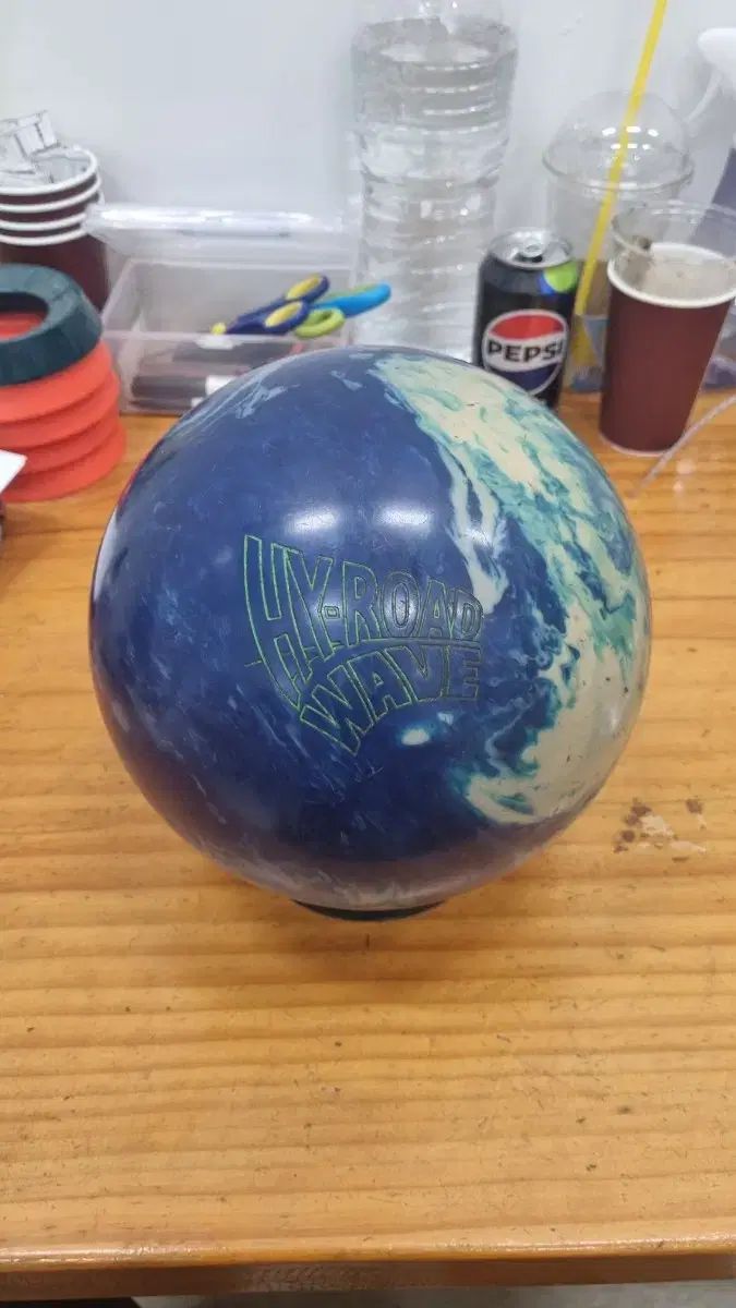 【新作入荷，豊富な】 中古ボーリングボール 14p ハイロード 波 左手 ボウリング