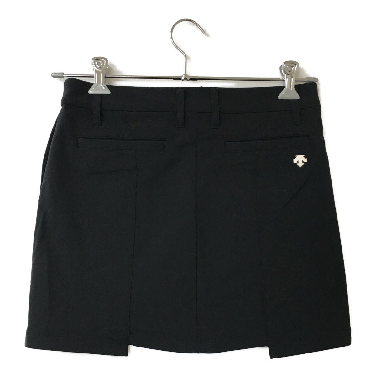DESCENTE プリーツレディース ゴルフスカート M ブラック☆ ミックス