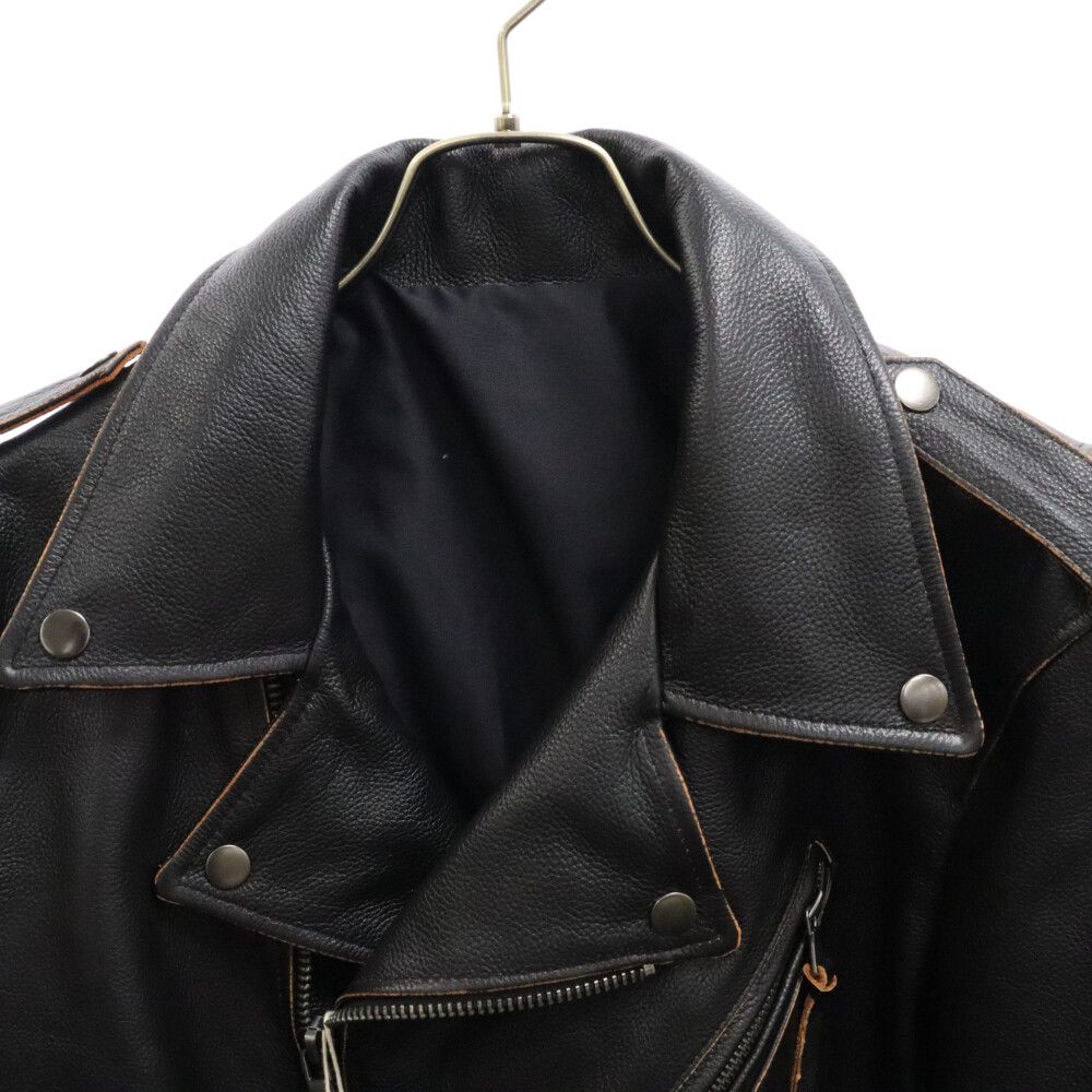 イタリア製 】Emmauela レザージャケット 革ジャン カウハイド