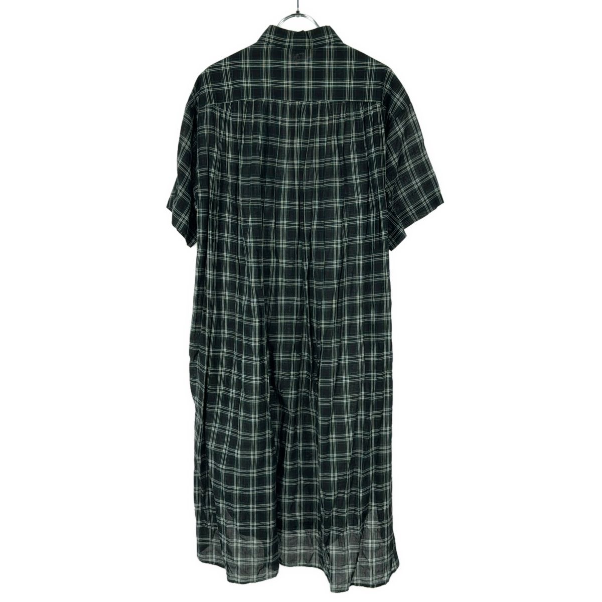 6/29限定❗️タグ付新品‼️ R13 ネイビー＆ダークグリーンチェックワンピース THE9SHOP