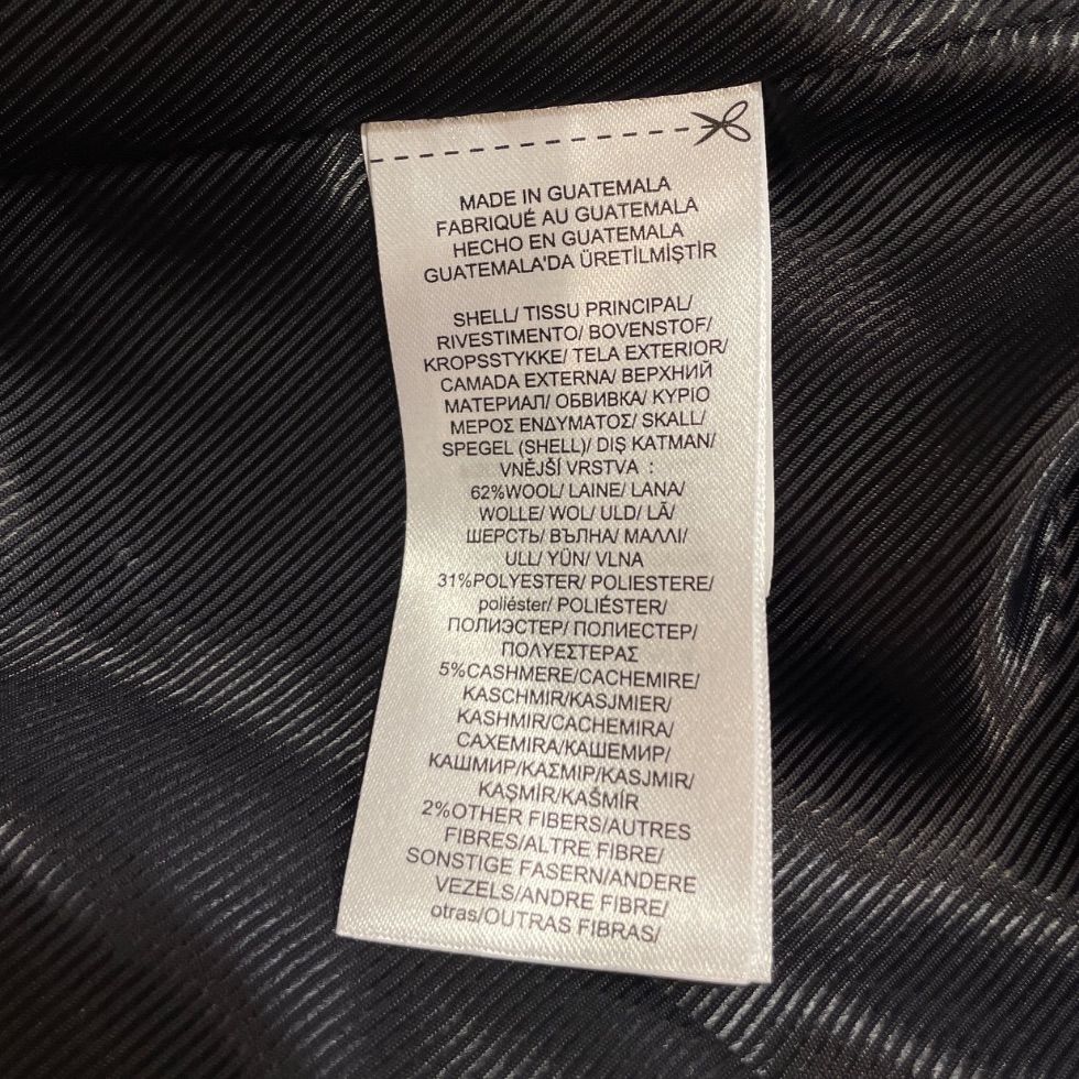 LAUREN RALPH LAUREN ローレンラルフローレン カシミヤ混ウールショートピーコート 570140-01 ピーコート ショート丈 ダブルブレスト カシミヤ混 ネイビー サイズ2 レディース 冬 ゴーゴー古着セントラルパーク名古屋店NO.1242 GULLKHAN_COM