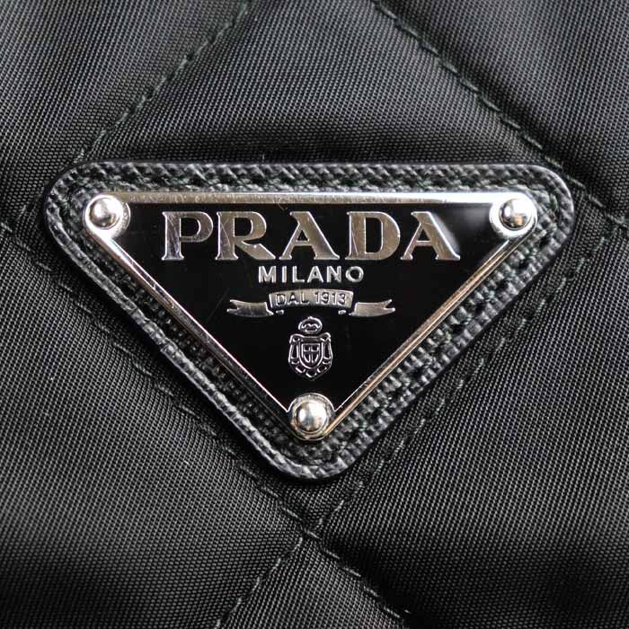 PRADA プラダ テスートインプントゥ ショルダーバッグ ブラック BL0774 アウトレット レディース 中古