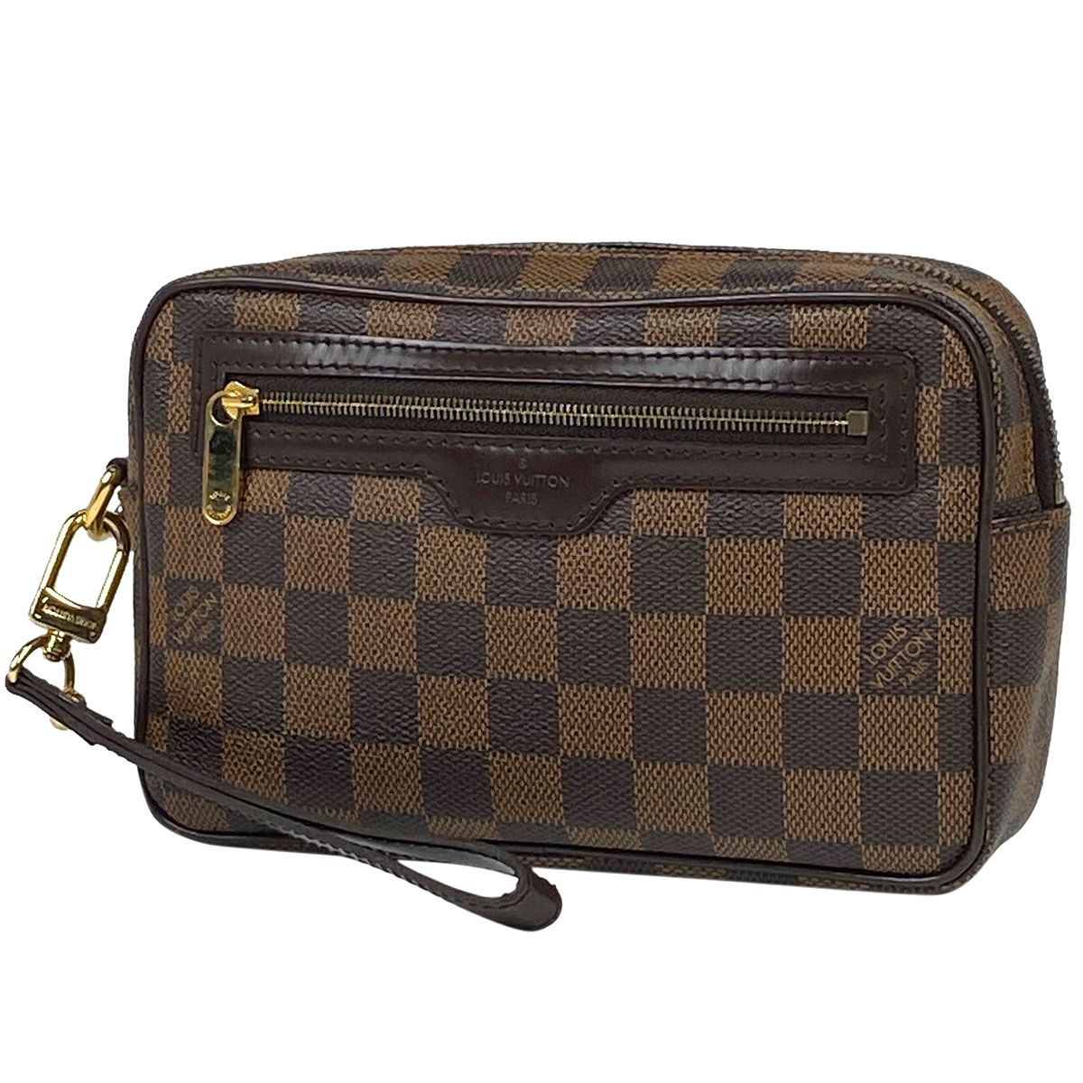 ルイ・ヴィトン Louis Vuitton ポシェット ビエ マカオ クラッチバッグ セカンドバッグ ダミエ ブラウン N61739 メンズ 【中古】