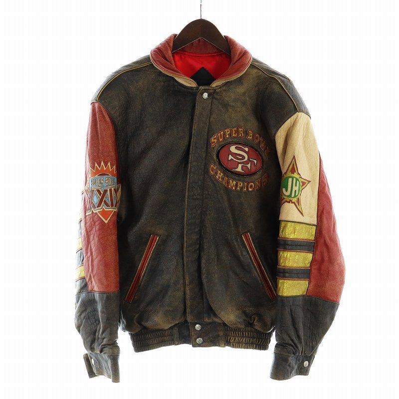 ジェフハミルトンジャケット ジェフハミルトン JEFF HAMILTONNFL NFL 49ERS XXIX 1995年 優勝