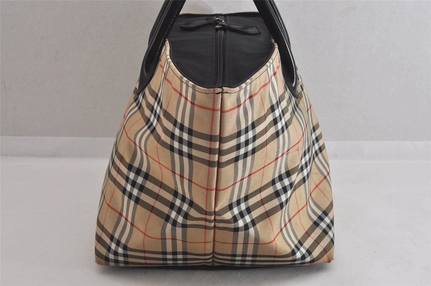 バーバリーブルーレーベル　トートバッグ　キャンバス　ホース　ラージ　A4 バーバリーブルーレーベル トートバッグ - バーバリーブルーレーベル