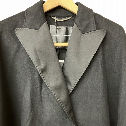 ERMANNO SCERVINO エルマンノシェルヴィーノ　ウールコート ERMANNO SCERVINO エルマンノシェルビーノ ポンチョ ウール